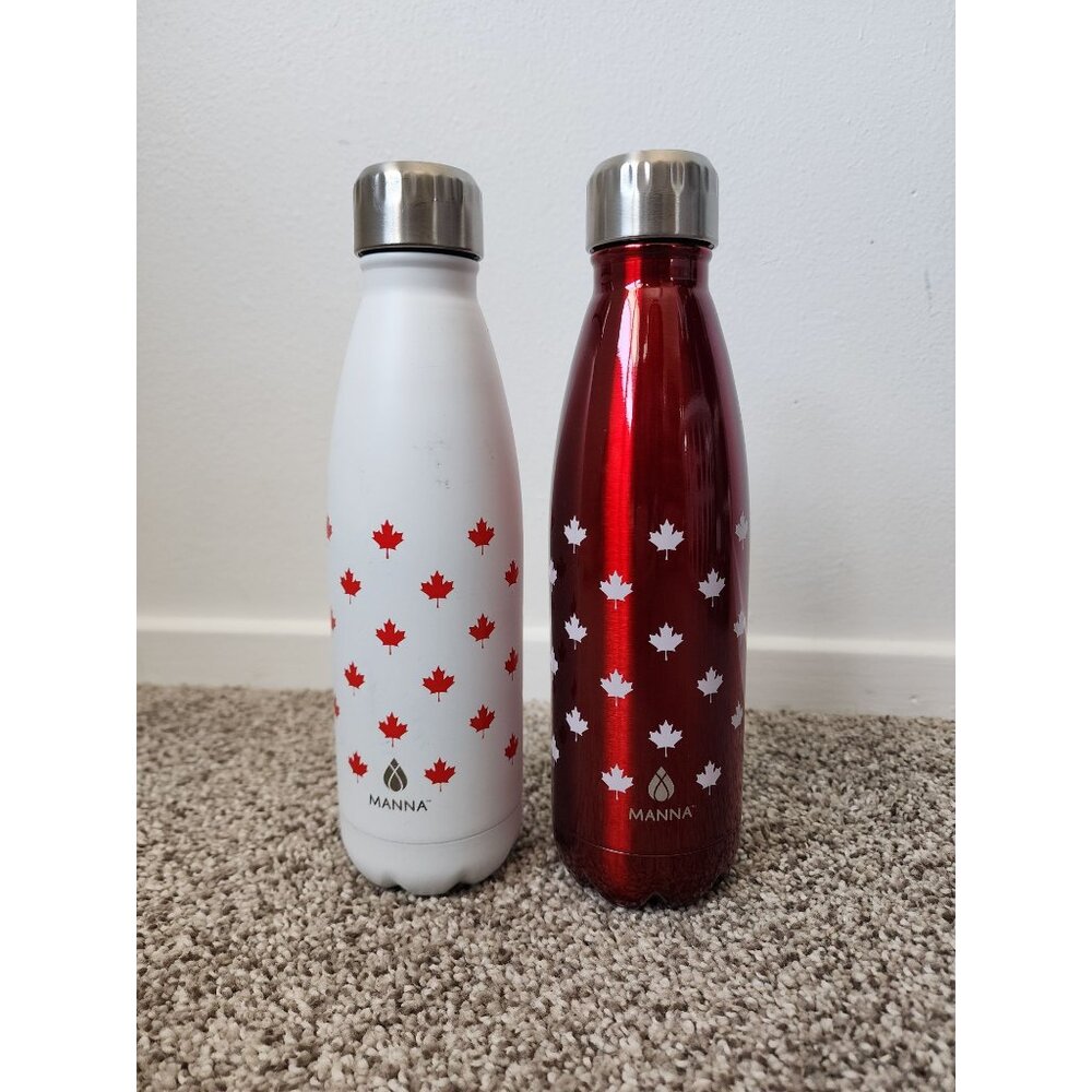 Manna 17oz vouge Canada Day red & white maple leaf tumbler 2 pieces